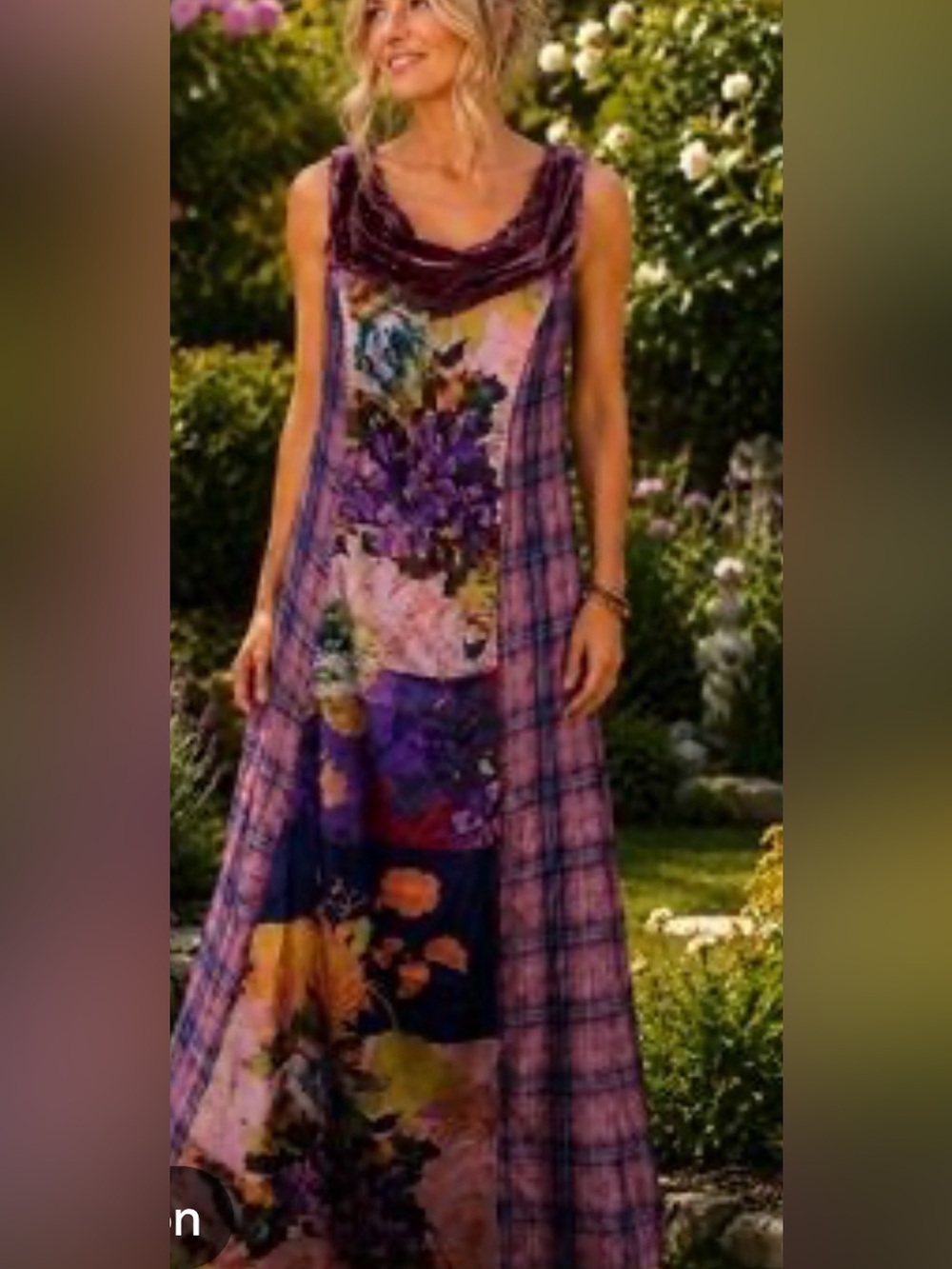 Aratta sleeveless Pink Plum Satin Lined Maxi Dress
